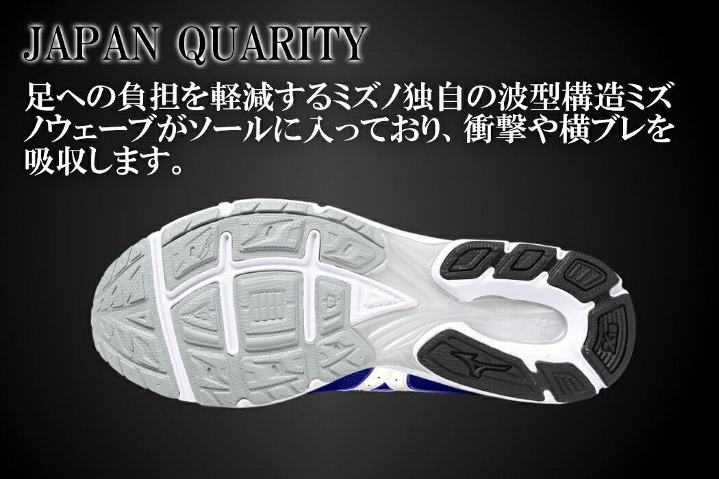 【ふるさと納税】AO10　ミズノランニングシューズ【ブルー×パールホワイト2E】　ジョギング　ランニング　マラソン　シューズ　靴　ミズノ　mizuno　オーダー　日本製