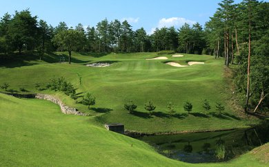 【ふるさと納税】高室池GC平日1組4名様プレー券昼食付　【ゴルフ場利用権】