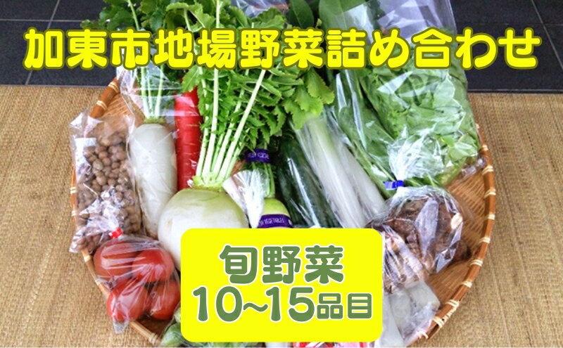 【ふるさと納税】加東市地場野菜詰め合わせ　【野菜・セット・詰合せ・やさい】