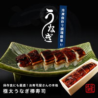 【ふるさと納税】H-134極太肉厚うなぎ棒寿司(300g〜400g)×2本セット