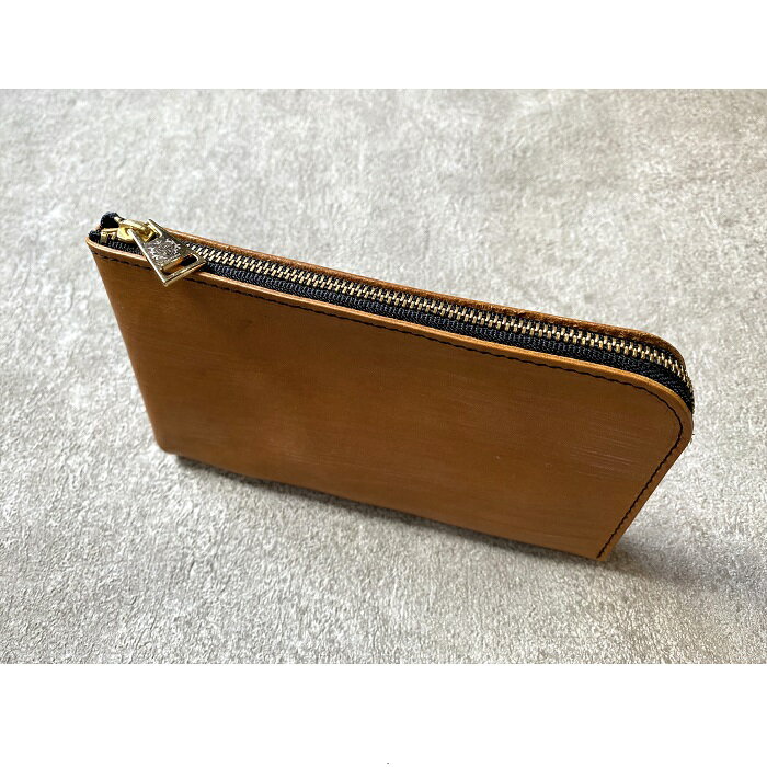 【ふるさと納税】 E-33 SHOZOウォレット（財布）【牛革（ブライドルレザー）】キャメル　※「アジア・パシフィック・レザー・フェア2019」革小物部門グランプリ受賞