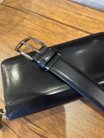 張り合わせベルト30mm Leather BELT125