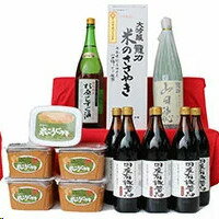 【ふるさと納税】104 国産有機醤油・米こうじ味噌・奥播州人気の地酒セット（2個口）