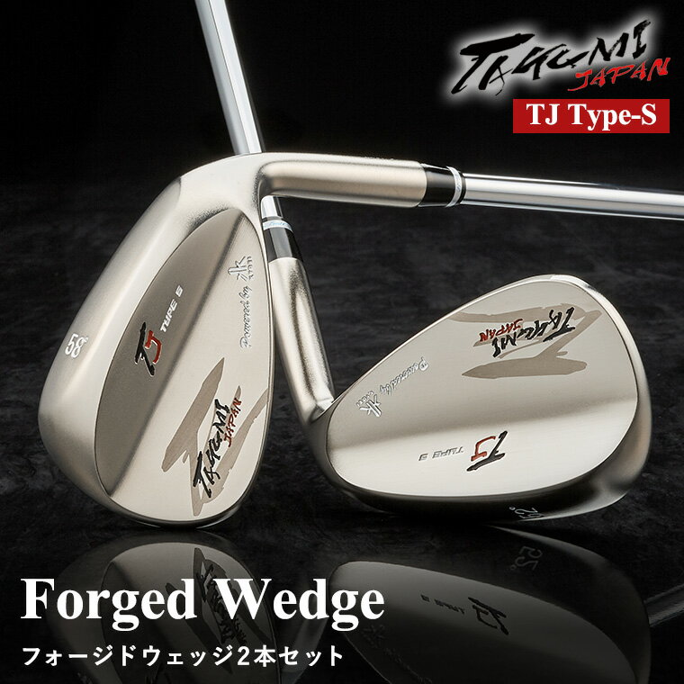 TAKUMI JAPAN TYPE S ウェッジ 2本セット(AW、SW)NSPRO MODUS3 WEDGE / 軟鉄鍛造 フォージド ウェッジ 国産 ゴルフクラブ ゴルフ用品[約3〜4ヶ月で発送予定]360BA01N.