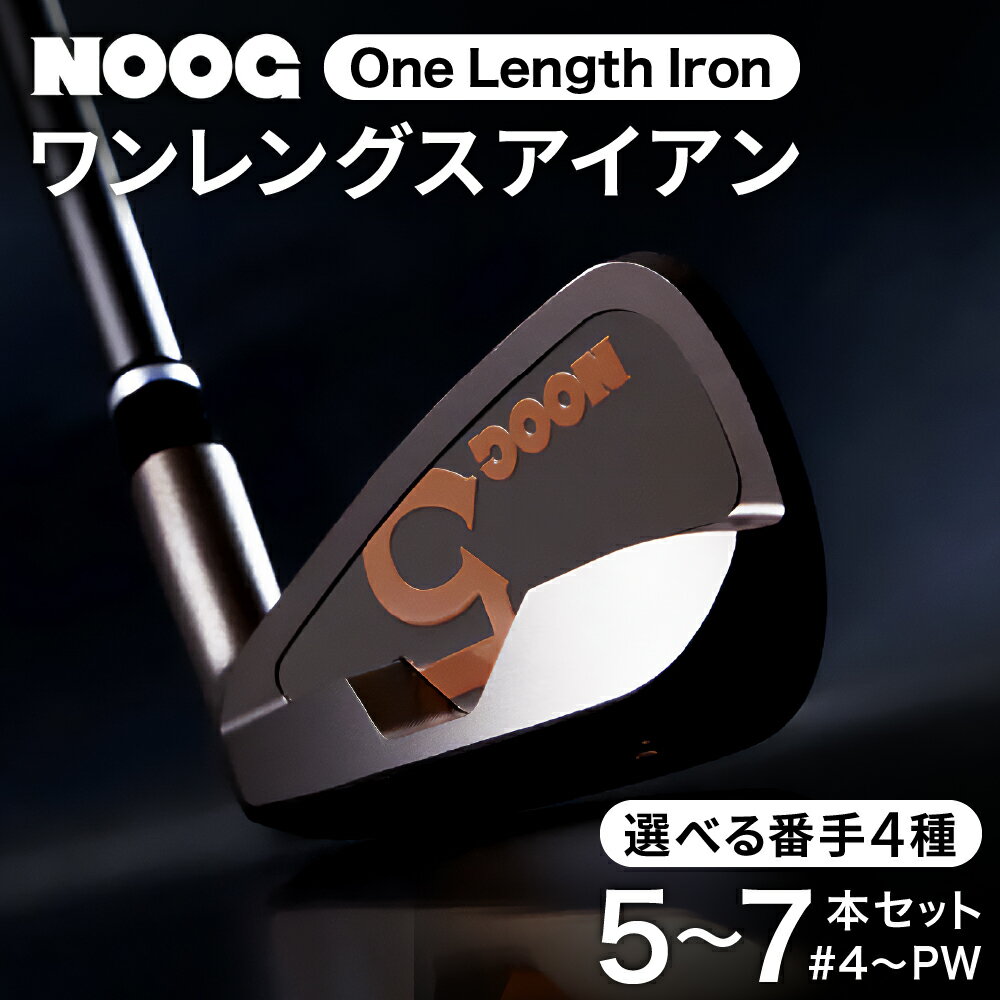 NOOG ワンレグスアイアン /( 5本セット:#5〜#9 )( 6本セット:#4〜#9 )( 6本セット:#5〜PW )( 7本セット:#4〜PW ) 適切な距離の打ち分け ワンレングス 国産 軟鉄鍛造 カーボンシャフト ゴルフ アイアン 共栄ゴルフ ゴルフクラブ ゴルフ用品