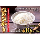 【ふるさと納税】【定期便】兵庫県福崎町産 ひのひかり 八千種米10kg×6回 精米/6ヶ月連続お届け/兵庫県認証食品（うるち米）兵庫推奨ブ..