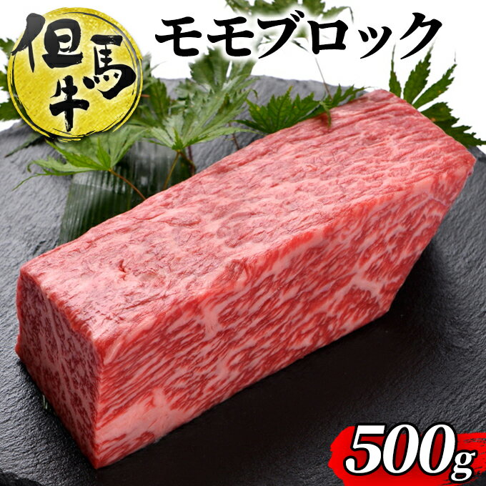 【ふるさと納税】但馬牛ももブロック 500g　[ 牛肉 お肉