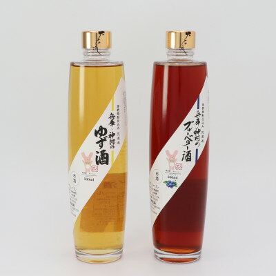 12位! 口コミ数「0件」評価「0」兵庫・神河のゆず酒・ブルーベリー酒セット 500ml×各1本【1147763】