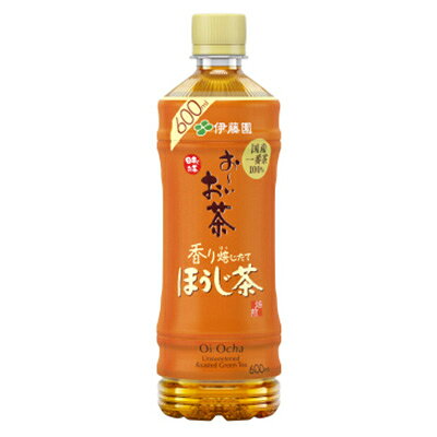 2024年1月発送開始『定期便』おーいお茶ほうじ茶600ml 24本(1ケース)全3回【5128936】