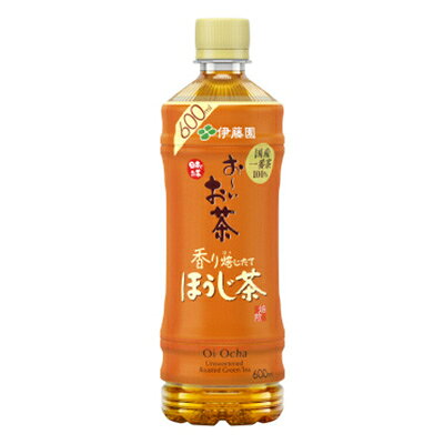 2023年2月発送開始『定期便』おーいお茶ほうじ茶600ml 48本(2ケース)全3回【5128937】