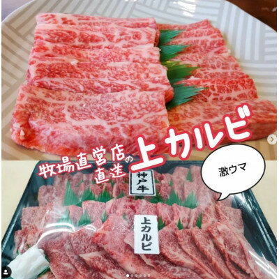 神戸ビーフ　上カルビ焼肉　700g　兵庫県産　国産【配送不可地域：離島】【1044917】