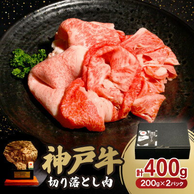 神戸牛切り落とし肉 400g[配送不可地域:離島]