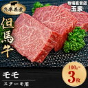 【ふるさと納税】但馬牛ステーキ　モモ肉　100g×3枚　兵庫