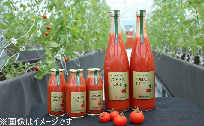 【ふるさと納税】夢茜ストレートトマトジュース（180ml×12本）　【果汁飲料・野菜飲料・トマトジュース・無添加・無着色・無香料】　お届け：令和5年4月10日以降順次