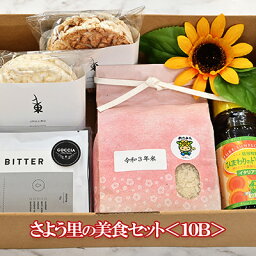 【ふるさと納税】さよう里の美食セット＜10B＞　【加工食品 調味料 兵庫県産 特産品 お茶 飲料 飲み物 休憩 ご飯 食材 地元産 アソート 味噌 サラダ ドレッシング】