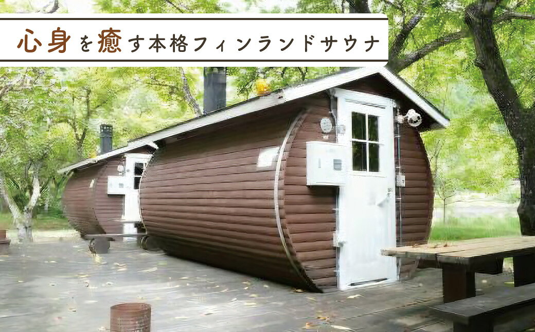 【ふるさと納税】サウナ1日無料券 (定員4人) + サウナ専用薪1組 (90分程度) 南光自然観察村 キャンプ場 サウナ フィンランドサウナ 低温サウナ リフレッシュ 休暇 アウトドア
