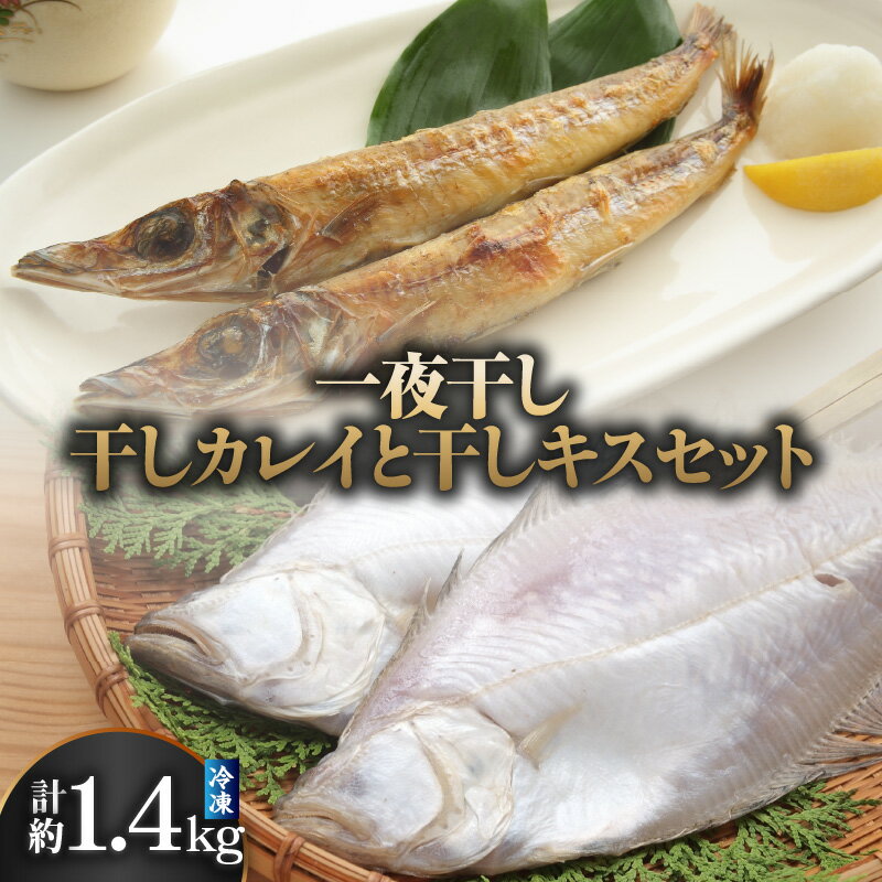 干物 2種 干 カレイ キス 1.4kg 送料無料 食べ比べ 干カレイ 約600g 干キス 約800g ギフト 一夜干し 詰め合わせ ひもの 朝食 海酒 おつまみ 父の日 人気 おうち時間 簡単 お手軽 冷凍 魚 海鮮 魚介類 保存料無添加 無着色 国産 お歳暮 魚 冷凍 33-12