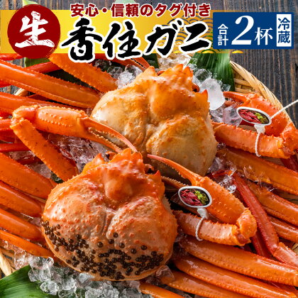 発送前に連絡します！タグ付き香住ガニ（生） 2杯 約1.6kg（約800g×2）香住蟹 紅ズワイガニ カニ 蟹 活 カニ しゃぶしゃぶ 蟹しゃぶ カニ刺し かに 国産 姿 生食 刺身 かに鍋 焼きガニ 香住カニ 焼き蟹 生食用 着日 指定 日時 1～2ヶ月待ち 03-07