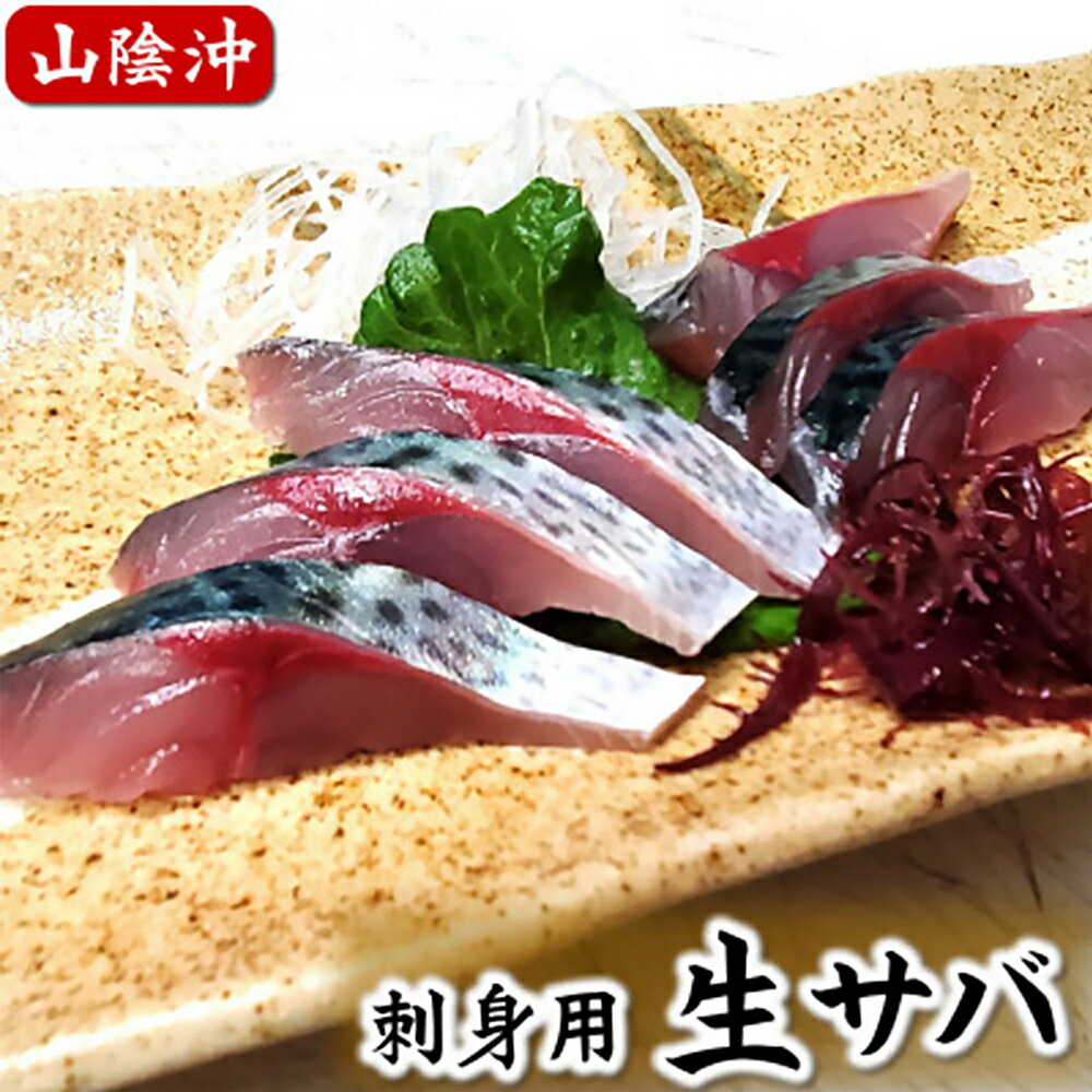 山陰産 生サバのお刺身 390g以上 3〜5パック 鯖 さば サバ 生鯖 生サバ お刺身 刺身 真サバ スキンレスフィレ 魚 お魚 魚介 海鮮 冷凍 3Dフリーザー凍結[配送不可地域:離島][1388344]兵庫県 新温泉町 送料無料