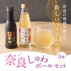 【ふるさと納税】 奈良しゅわボールセット（春鹿超辛口2本、古都華サイダー3本）日本酒 お酒 奈良市 サイダー 苺 いちご 古都華 ことか 飲み比べ 奈良市 濃厚 飲みやすい 楽天 通販 返礼品 寄付お土産 ギフト プレゼント 故郷納税 奈良 贈り物 お祝い なら