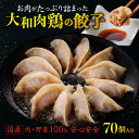 【ふるさと納税】餃子 セット 大和肉鶏の餃子(70個)ジューシー餃子大容量 肉鶏 鶏餃子 小分けパック ぎょうざ こだわり餃子 食べ比べ 詰合せ ギョウザ ぎょ...