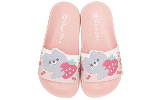 キッズ シャワー サンダル 15.0cm〜17.0cm Sweet Bear 子供 こども かわいい 夏 海 ビーチ スケーター skater クマ くま 女の子 女子 サンダル 靴 くつ プール 海水浴 子ども キャラクター 奈良県 奈良市 なら
