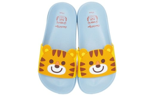 キッズ シャワー サンダル 15.0cm〜17.0cm トラ とら チアフル タイガー 動物 男の子 男子 子供 こども かわいい 夏 海 ビーチ スケーター skater サンダル 靴 くつ プール 海水浴 子ども キャラクター 奈良県 奈良市 なら