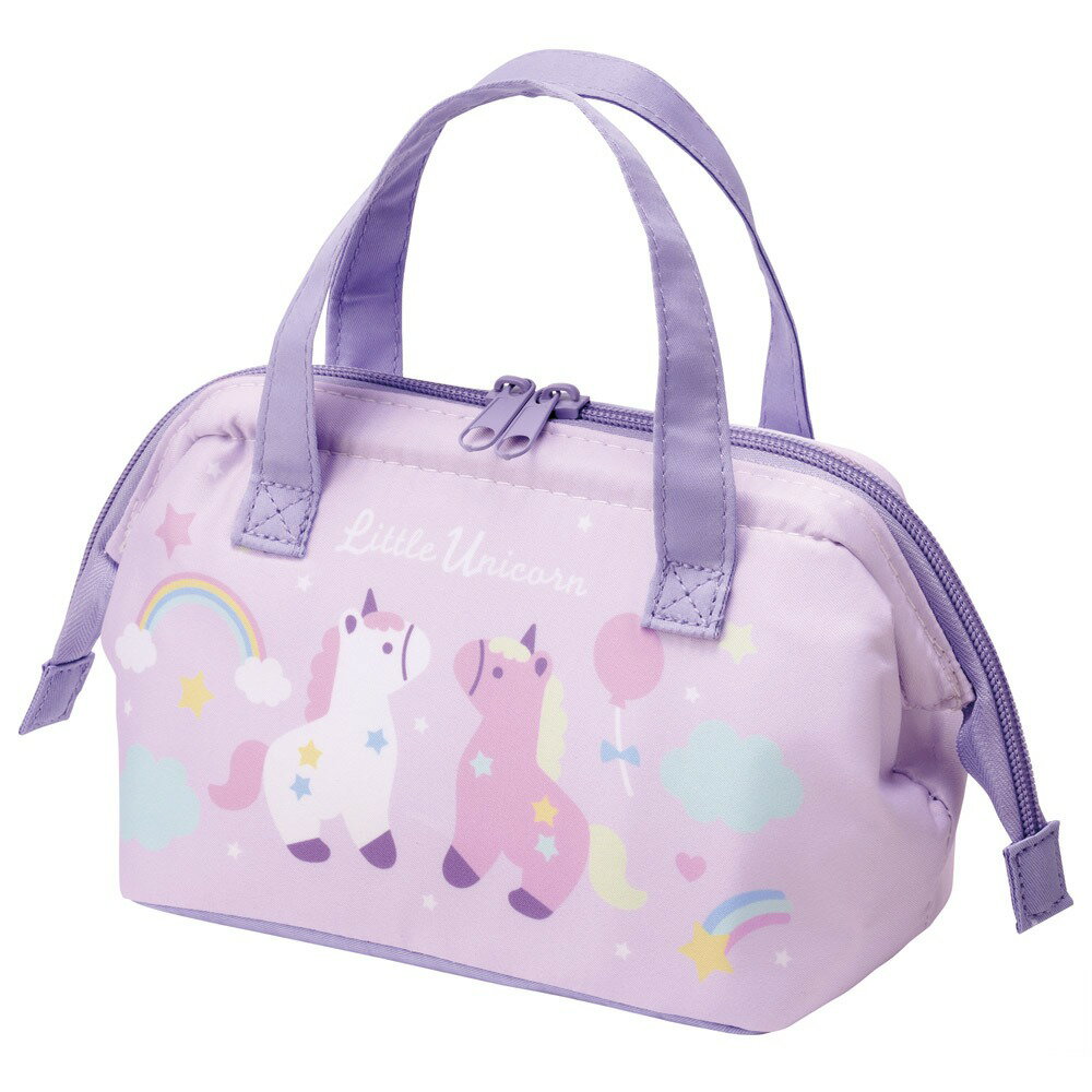 【ふるさと納税】子供用 がま口 ランチバッグ 保冷 小さめ おしゃれ マチ 広い キッズ キャラクター skater スケーター KGA0 リトルユニコーン ユ...