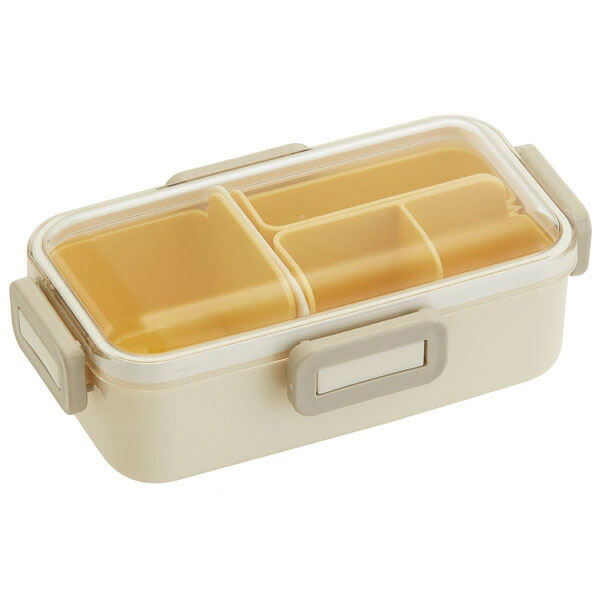 おかずがつぶれにくい ふわっと弁当箱 (中子仕切付) 1段 530ml PFLB6S ベーシック スケーター 522383 奈良県 奈良市