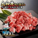 【ふるさと納税】大和牛すき焼き(しゃぶしゃぶ)用切り落とし 600g 〈肉の河内屋〉 牛肉 特上牛肉 肉 肉料理 すき焼き肉 黒毛和牛 特選和牛 ロース肉 美味...