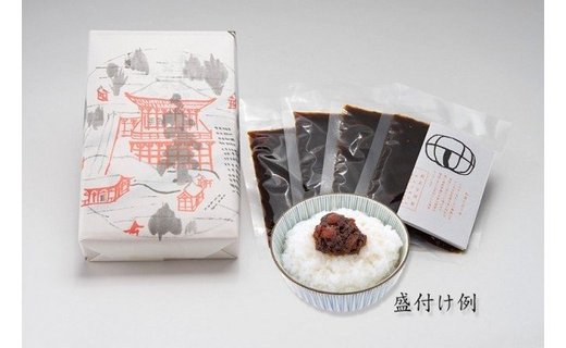 お水取り行法味噌 340g(85g×4袋) 東大寺二月堂南茶所 龍美堂 おかず味噌 お茶漬け 田楽 ご飯 なら