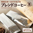 【ふるさと納税】ブレンドコーヒー 焙煎日本一 定番ブレンドコーヒー2種 【豆】(ロクメイブレンド サルサワブレンド)ROKUMEI COFFE (ロクメイコーヒ...