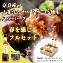 【ふるさと納税】 ハンバーグ 4個 ドレッシング 2個 タルタルソース 1個 大容量 個包装 肉汁 たっぷり 牛肉 合挽き ジューシー 冷凍 ギフト キャンプ ...