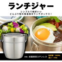 【ふるさと納税】ランチジャー 抗菌真空ステンレス丼ランチジャー 550ml / 2段 ベーシック 550379<スケーター株式会社> 真空 保温 弁当箱 どんぶ...