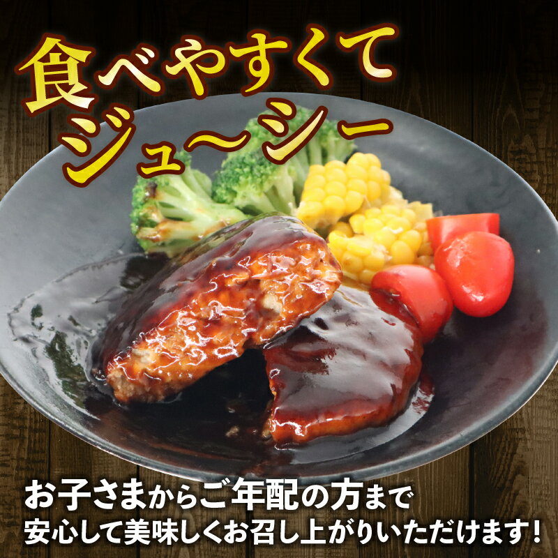 【ふるさと納税】 ハンバーグ 特製 デミグラス 5~15個 数量限定 個包装 選べる容量 500g ~ 1.5kg ソース タレ 小分け 湯煎 冷凍 お弁当 おかず ご飯 便利 牛肉 豚肉 合挽き 鶏肉 ビーフ ポーク チキン 合い挽き 肉 挽肉 弁当 敬老の日 近藤精肉店 奈良 ハンバーグ 肉汁