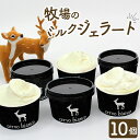 【ふるさと納税】 ジェラート ミルクジェラート 『奈良の大人気店cervo biancoの濃厚ミルクジェラート 10個セット』 チェルボビアンコ 詰め合わせ ソフトクリーム アイスクリーム アイス ジェラート 奈良 スイーツ 人気 お菓子 洋菓子 デザート セット 詰合せ 奈良県 奈良市