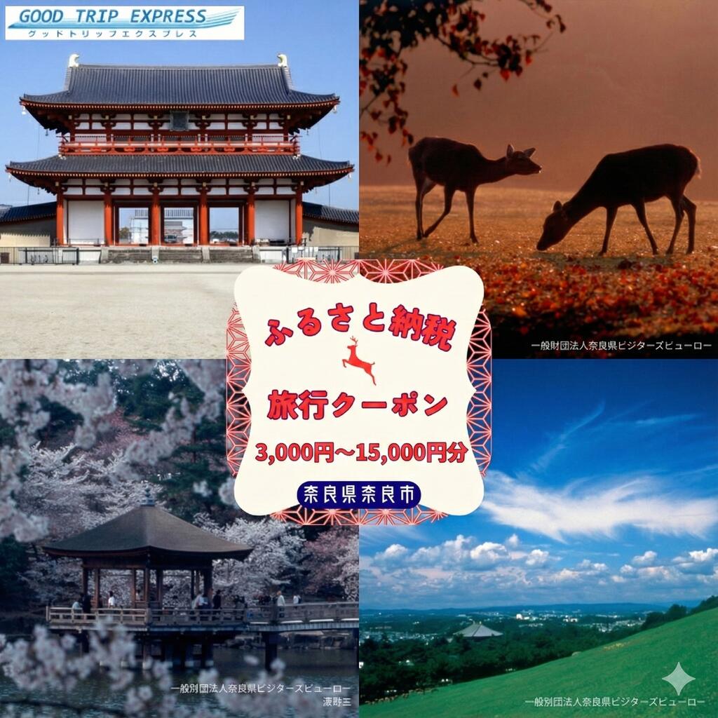 【ふるさと納税】 奈良市に泊まる ふるさと納税 旅行 クーポン 奈良市 3,000円 ~ 15,000円分 宿泊 トラベル チケット 人気 観光地 遊ぶ 食べる 泊まる 観光 ホテル 旅館 温泉 ビジネス 出張 家族旅行 一人旅 グループ旅行 ギフト プレゼント 贈り物 国内旅行 奈良県 奈良市