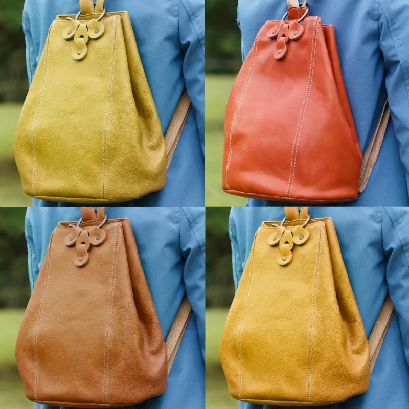 リュック 選べるカラー ヌメ革 レザー バッグ 鞄 かばん カバン レディース メンズ おでかけ おしゃれ おすすめ 贈答 ギフト プレゼント お祝い 贈り物 HARUHINO 奈良県 奈良市