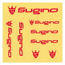 【ふるさと納税】Sugino Sticker Sheet Clear&Black ステッカー クリア ブラック 株式会社スギノエンジニアリング 奈良県 奈良市 ...
