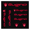 【ふるさと納税】Sugino Sticker Sheet Black ステッカー ブラック 株式会社スギノエンジニアリング 奈良県 奈良市 なら 12-095