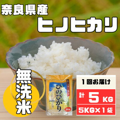 【ふるさと納税】【無洗米】奈良県産 ヒノヒカリ5kg【145