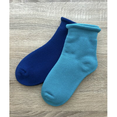 111位! 口コミ数「0件」評価「0」ふわもち鯛焼き靴下x2足組(ターコイズ、ブルー)【1657305】