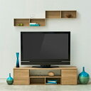 【ふるさと納税】薄型ユニットシェルフ「V-TISS LIGHT」TVボード ヨーロピアンチェリー【複数個口で配送】【配送不可地域:離島】【4014302】