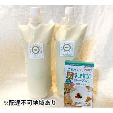 【ふるさと納税】葛乳酸菌豆乳ヨーグルト〈スターターキット〉　【乳製品・ヨーグルト・加工食品・飲料・ドリンク】