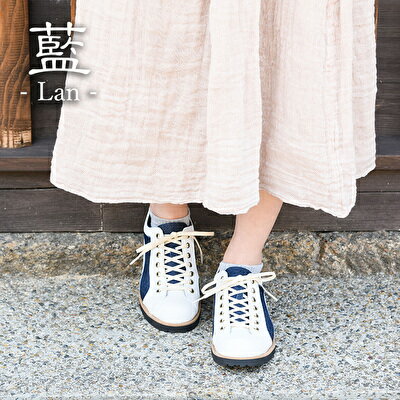 【ふるさと納税】倭イズム デニム×牛革婦人靴 YAL2000　ホワイト　【ファッション・靴・シューズ】のサムネイル