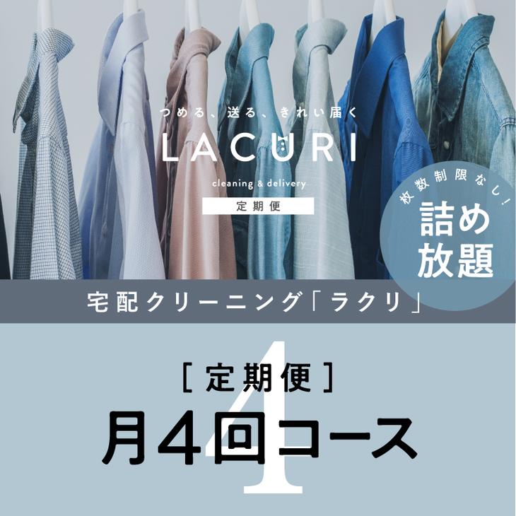 【ふるさと納税】【定期便】クリーニング 詰め放題　月4回コース 1年分（48回利用分）｜最短4日仕上げ..