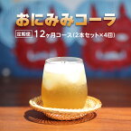 【ふるさと納税】【定期便】おにみみコーラ（10倍希釈用）12ヶ月コース（2本セット×4回）＊3～4ヶ月/回になります。≪今井町 クラフトコーラ コーラの素 定期便≫※着日指定不可