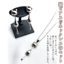 【ふるさと納税】猫ピアス&ネックレスのセット ≪アクセサリー ピアス ネックレス 猫≫