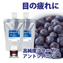 【ふるさと納税】コラーゲンドリンク ブルーベリー+カシス 2本セット(約2ヶ月分)≪コラーゲン 美肌 美容 眼精疲労 ブルーベリー カシス≫
