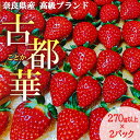 【ふるさと納税】奈良県産高級ブランド　古都華 ※2024年4月中旬頃までに順次発送予定 ※着日指定不可